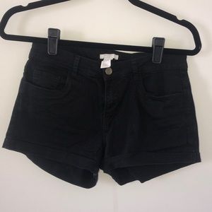 H&M Black Shorts